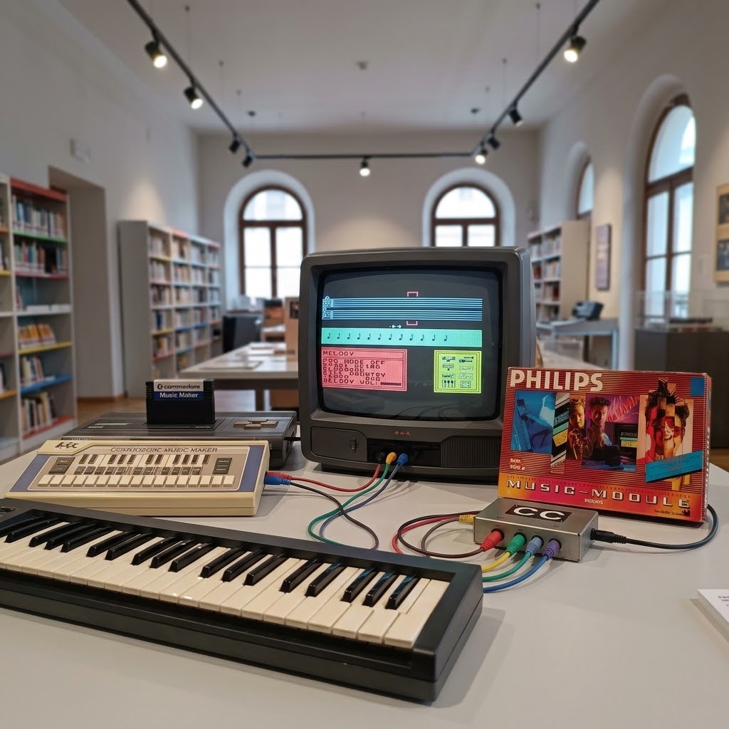 Postazione musicale per Commodore